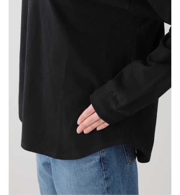 FRAMeWORK「《追加》ラフィー天竺Vネックプルオーバー」|Tシャツ・カットソー|