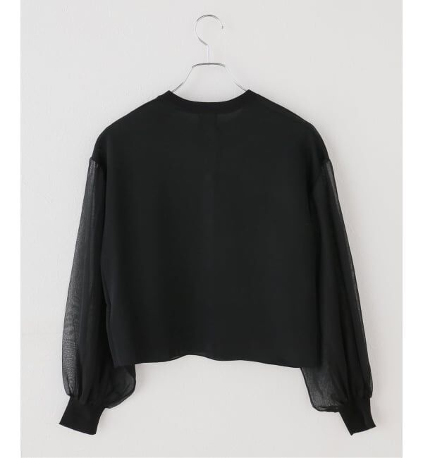 Spick and Span「シアーパフカーディガン」|カーディガン|