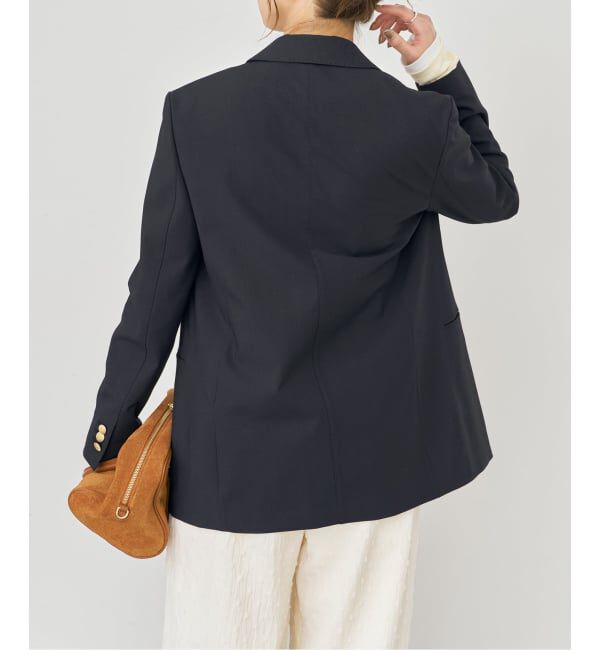 Spick and Span「《追加》プレーンウィーブダブルブレストジャケット」|テーラードジャケット|