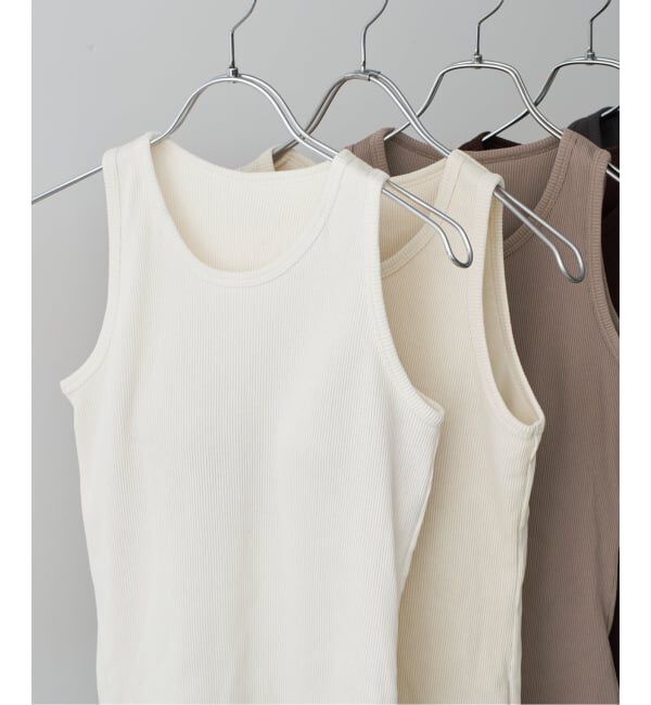 Spick and Span「《予約》カップ付きT/Cアメスリタンク」|タンクトップ|