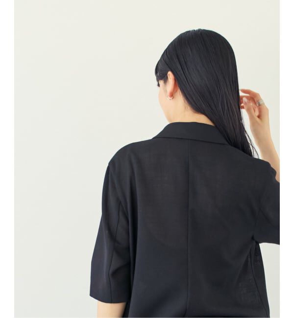 NOBLE「《予約・セットアップ対応》ドンゴロスハーフスリーブジャケット」|テーラードジャケット|