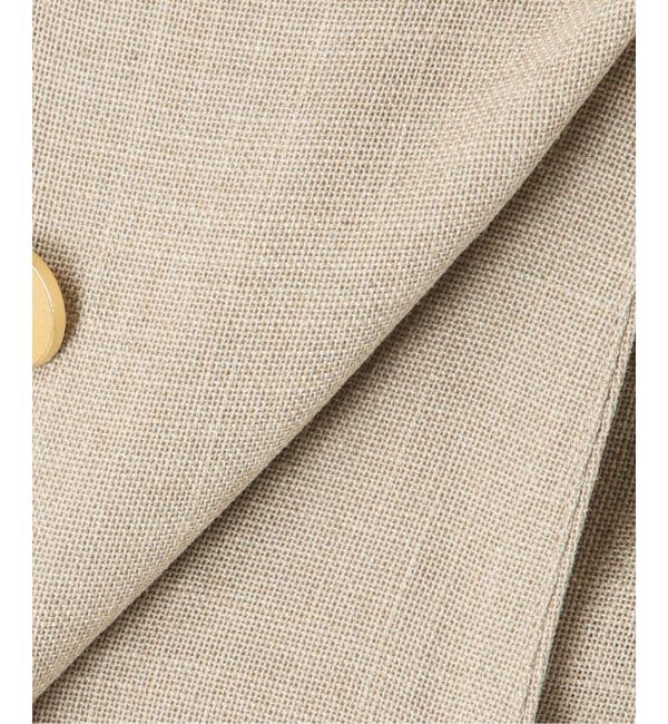 NOBLE「《予約・セットアップ対応》ドンゴロスハーフスリーブジャケット」|テーラードジャケット|