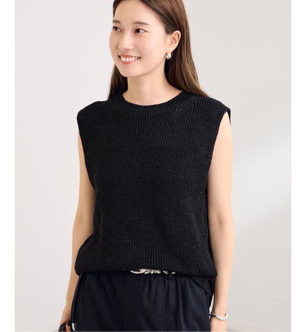 FRAMeWORK「≪WEB限定 / 追加予約≫ウォッシャブルPLリネン混2WAYニット 2」|ニット・セーター|