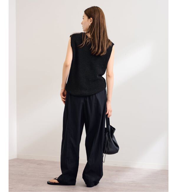 FRAMeWORK「≪WEB限定 / 追加予約≫ウォッシャブルPLリネン混2WAYニット 2」|ニット・セーター|