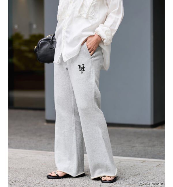 FRAMeWORK「≪予約≫MEAN MACHINE AGE MLB 別注SLACKS SWEATパンツ」|その他|グレー