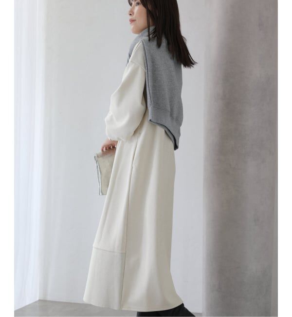  「【洗える】2WAYスエードワンピース」|ワンピース|