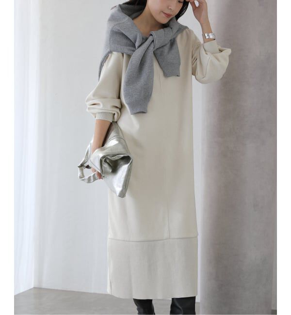  「【洗える】2WAYスエードワンピース」|ワンピース|ホワイト