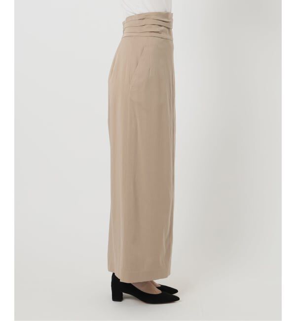  「【洗える】ウエストタックタイトスカート」|スカート|