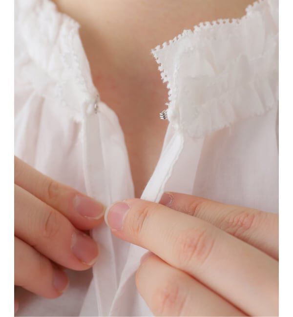  「【洗える】袖バルーンブラウス」|シャツ・ブラウス|