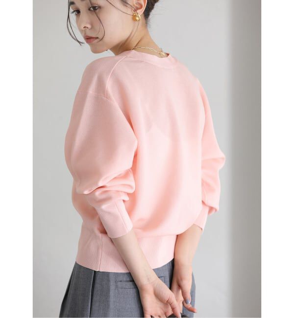  「【洗える】接結シアーVカーディガン」|カーディガン|