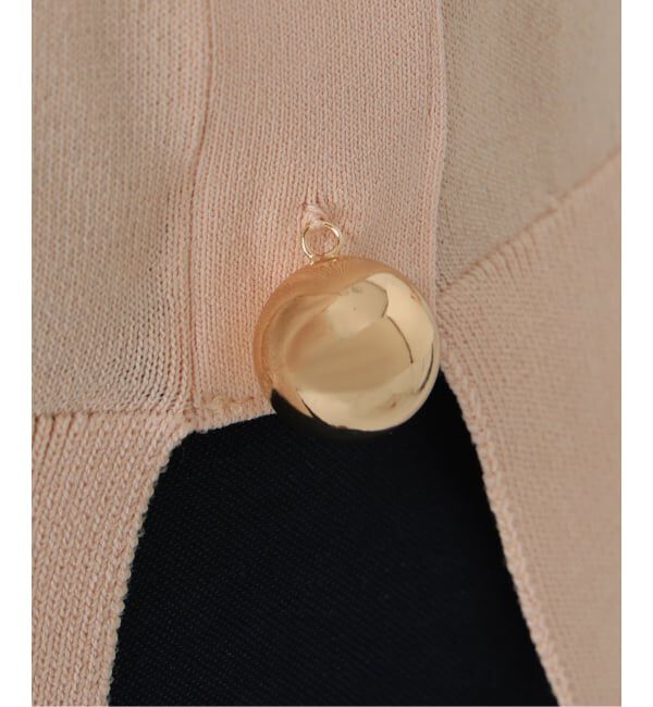  「【洗える】TORRAZZO DONNA/トラッゾドンナ ビジューカーディガン」|カーディガン|