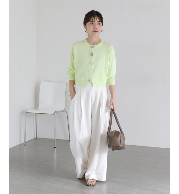  「【洗える】TORRAZZO DONNA/トラッゾドンナ ビジューカーディガン」|カーディガン|