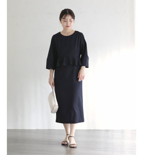  「ペプラムサックワンピース」|ワンピース|