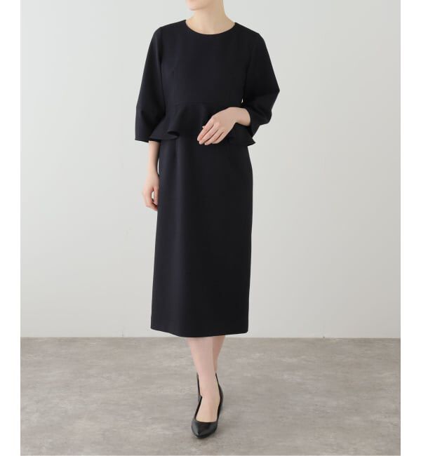  「ペプラムサックワンピース」|ワンピース|