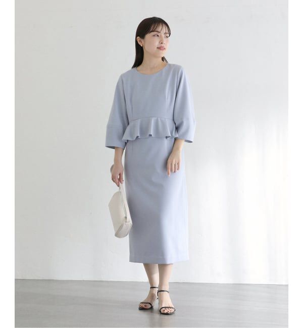  「ペプラムサックワンピース」|ワンピース|