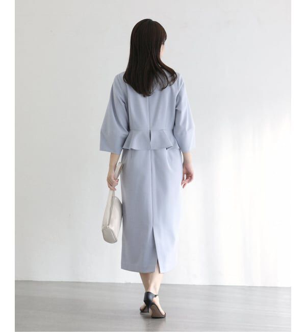  「ペプラムサックワンピース」|ワンピース|