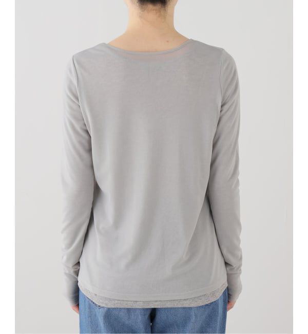  「【洗える】レイヤードカットソー」|Tシャツ・カットソー|