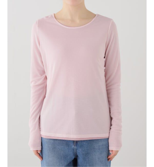  「【洗える】レイヤードカットソー」|Tシャツ・カットソー|