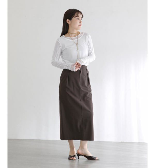  「【洗える】レイヤードカットソー」|Tシャツ・カットソー|