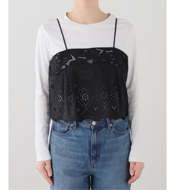  「【洗える】TICCA/ティッカ レースキャミソール」|シャツ・ブラウス|