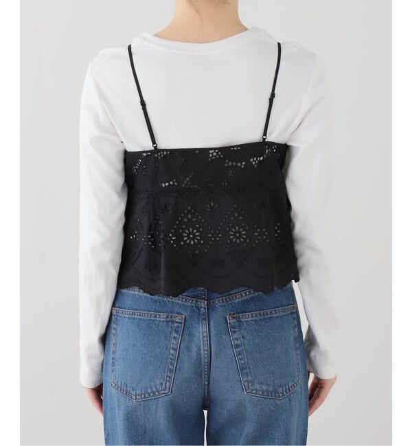  「【洗える】TICCA/ティッカ レースキャミソール」|シャツ・ブラウス|