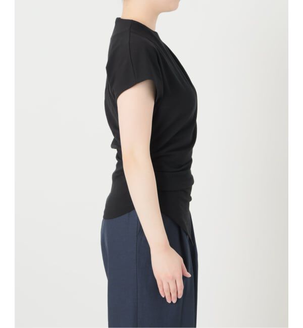  「《予約》【洗える】ドレープフレンチカットソー」|Tシャツ・カットソー|