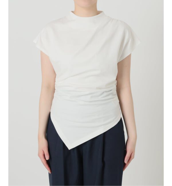  「《予約》【洗える】ドレープフレンチカットソー」|Tシャツ・カットソー|