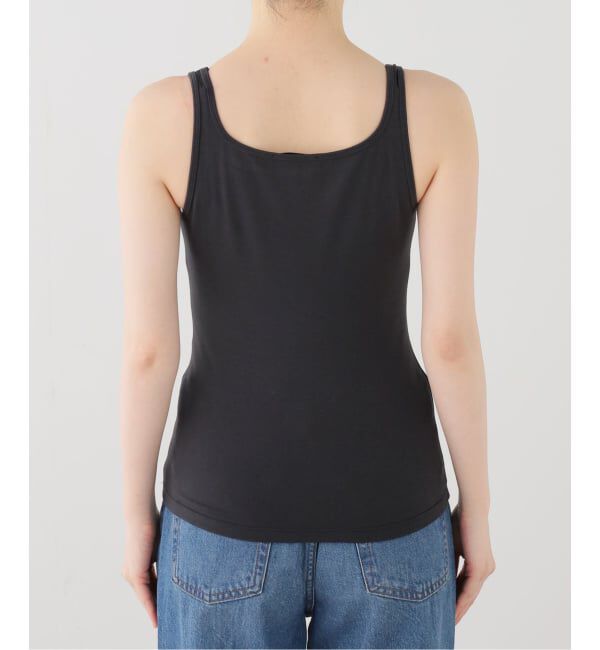  「【洗える】le / ル スクエアネック タンクトップ」|タンクトップ|
