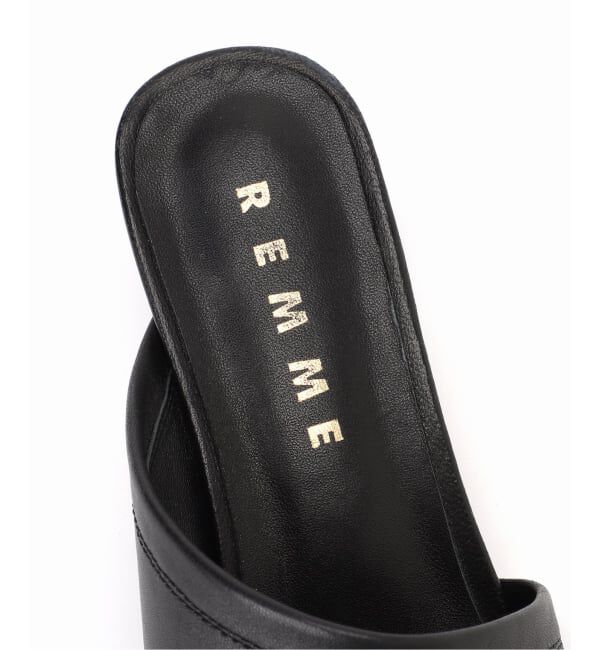  「《予約》REMME/レメ メタルモチーフトングミュール」|サンダル|