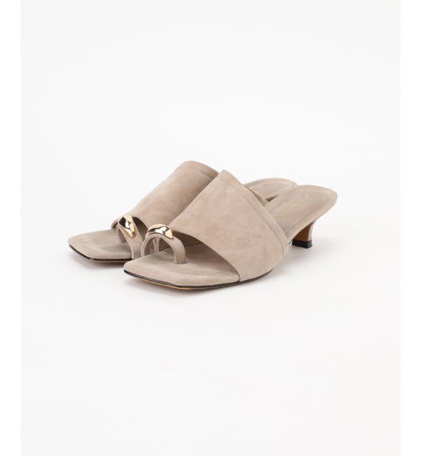  「《予約》REMME/レメ メタルモチーフトングミュール」|サンダル|