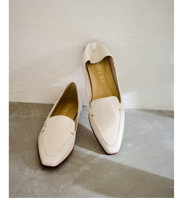  「《追加》スクエアステッチソフトローファー」|ローファー|