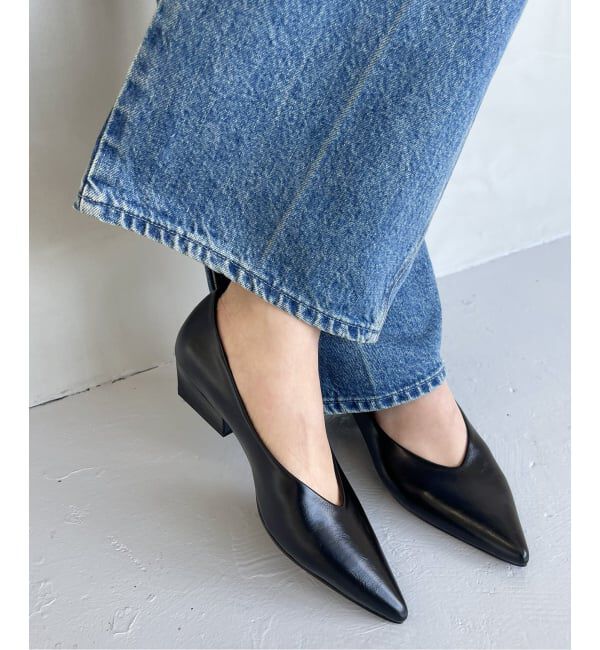  「《追加》4cmディープカットパンプス」|パンプス|ブラック A