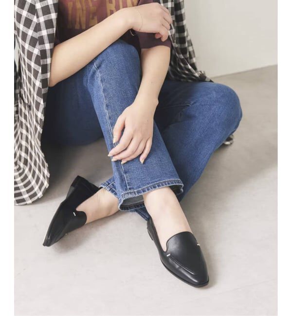  「《追加》スクエアステッチソフトローファー」|ローファー|