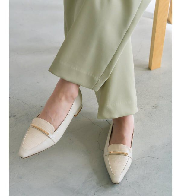  「フレンチスクエアメタルローファー」|ローファー|