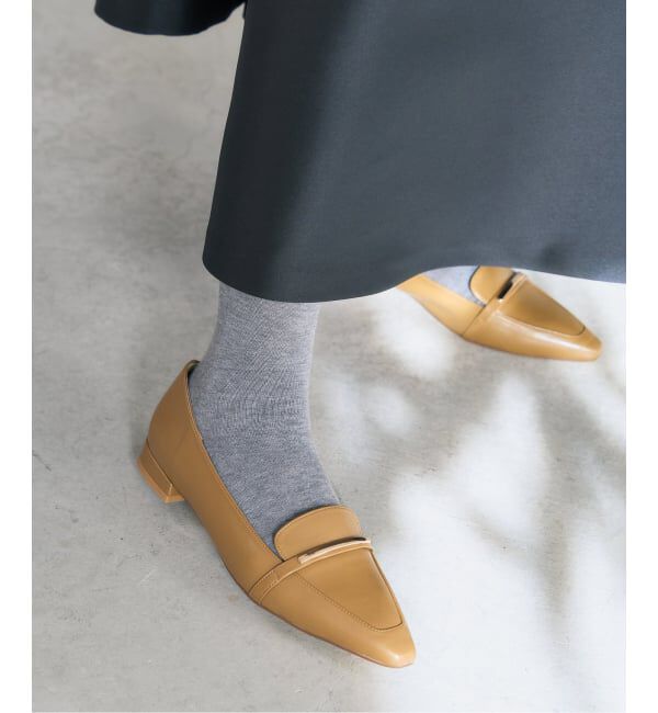  「フレンチスクエアメタルローファー」|ローファー|