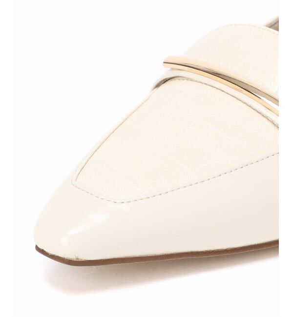  「フレンチスクエアメタルローファー」|ローファー|