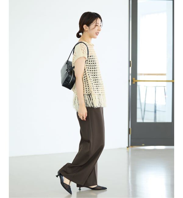  「《追加》3.5cmTストラップシアーパンプス」|パンプス|