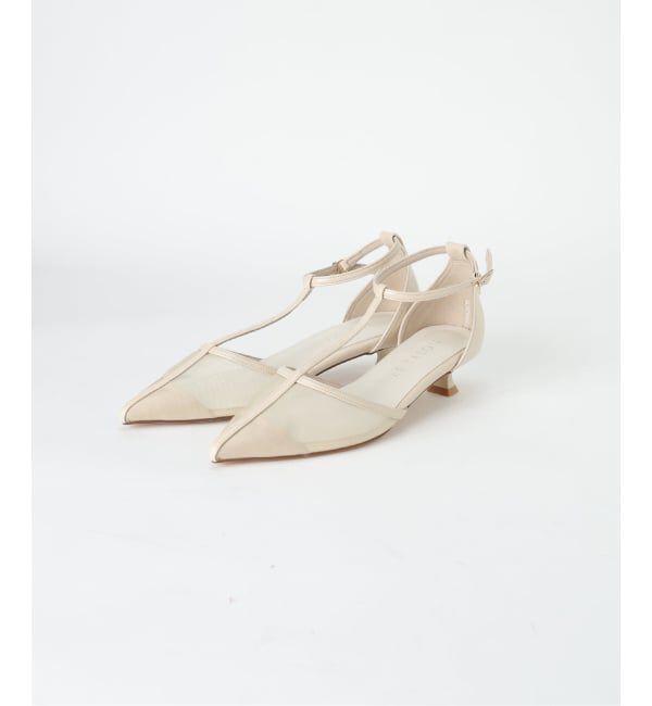  「《追加》3.5cmTストラップシアーパンプス」|パンプス|
