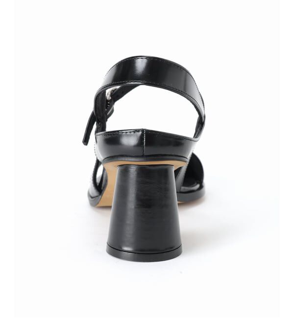 GRISE「GRISE6cmレザーアシメオープントゥサンダル」|サンダル|