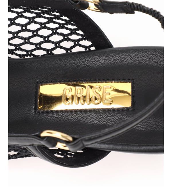 GRISE「《追加》GRISE5cmポインテッドメッシュスリングバック」|パンプス|