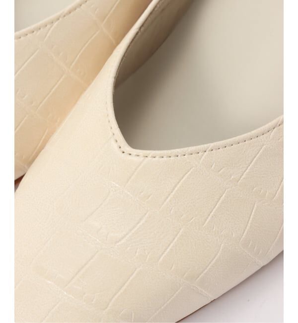  「《追加》4cmスクエアVカットパンプス」|パンプス|