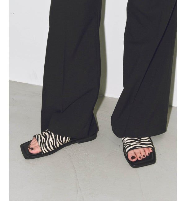 GRISE「《予約》GRISE LEATHER SLIDE サンダル」|サンダル|