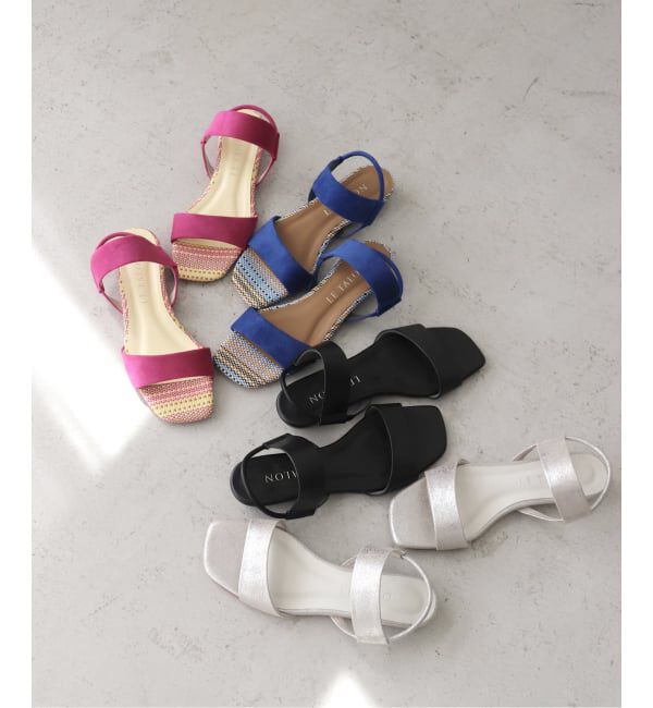  「《追加予約》2cmゴムストラップサンダル」|サンダル|