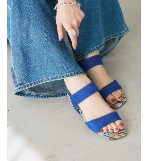  「《追加予約》2cmゴムストラップサンダル」|サンダル|