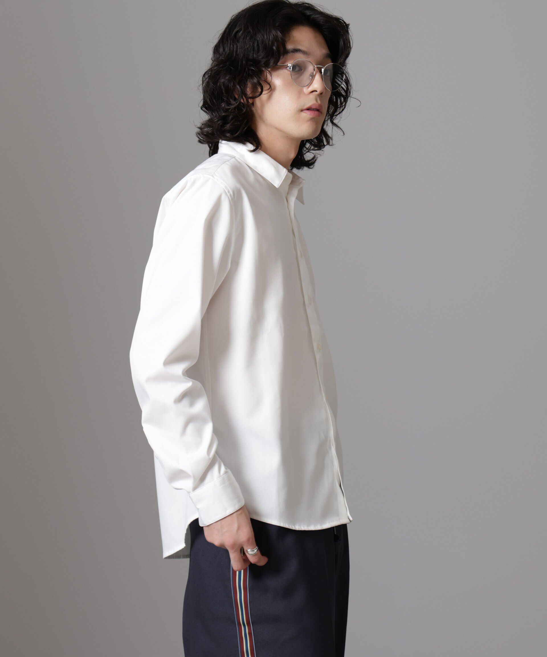 nano･universe「スタンダードレギュラーカラーシャツ/長袖」|シャツ・ブラウス|