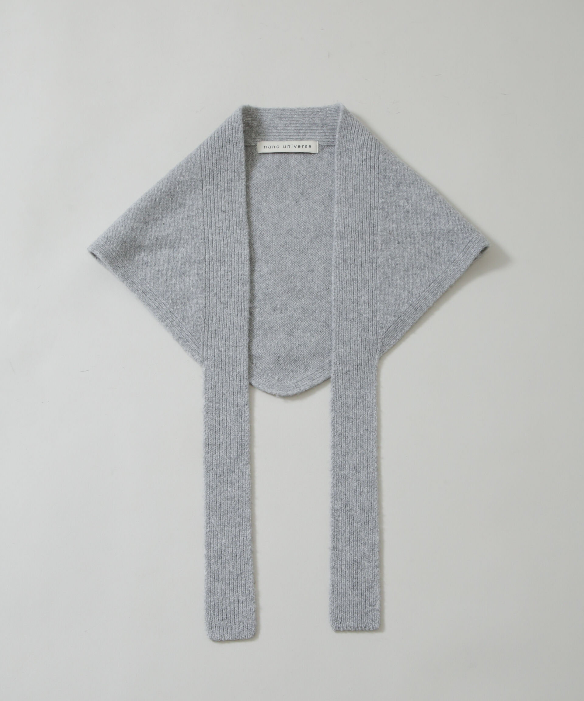 nano･universe「AQUAウールカシミヤトライアングルストール」|マフラー|