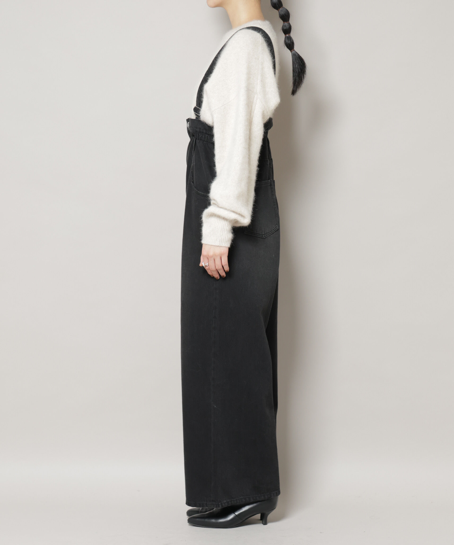 nano･universe「コットンワイドサロペット」|ワンピース|