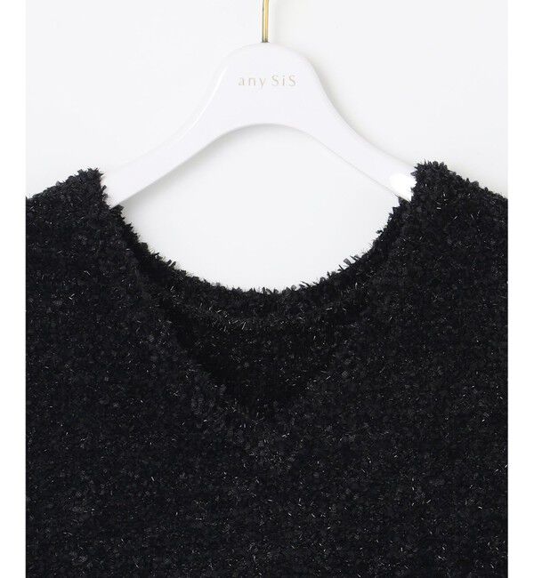 any SiS「【洗える】フラワープリントワンピース &times; ニットベスト セット」|スーツ|