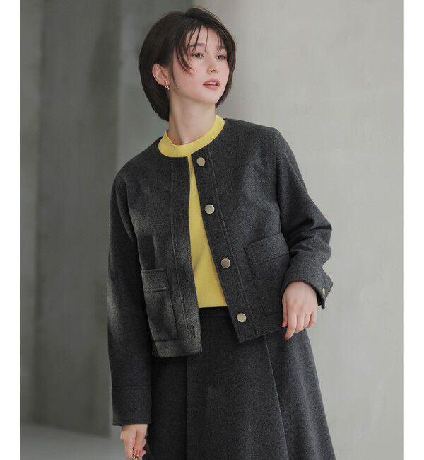 ANY SIS「【2SET】ジャケット &times; フレアスカート セット」|スーツ|