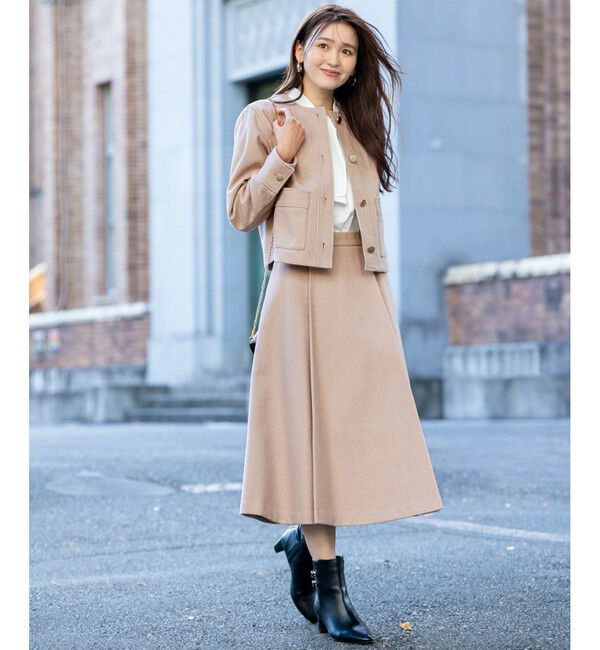 ANY SIS「【2SET】ジャケット &times; フレアスカート セット」|スーツ|